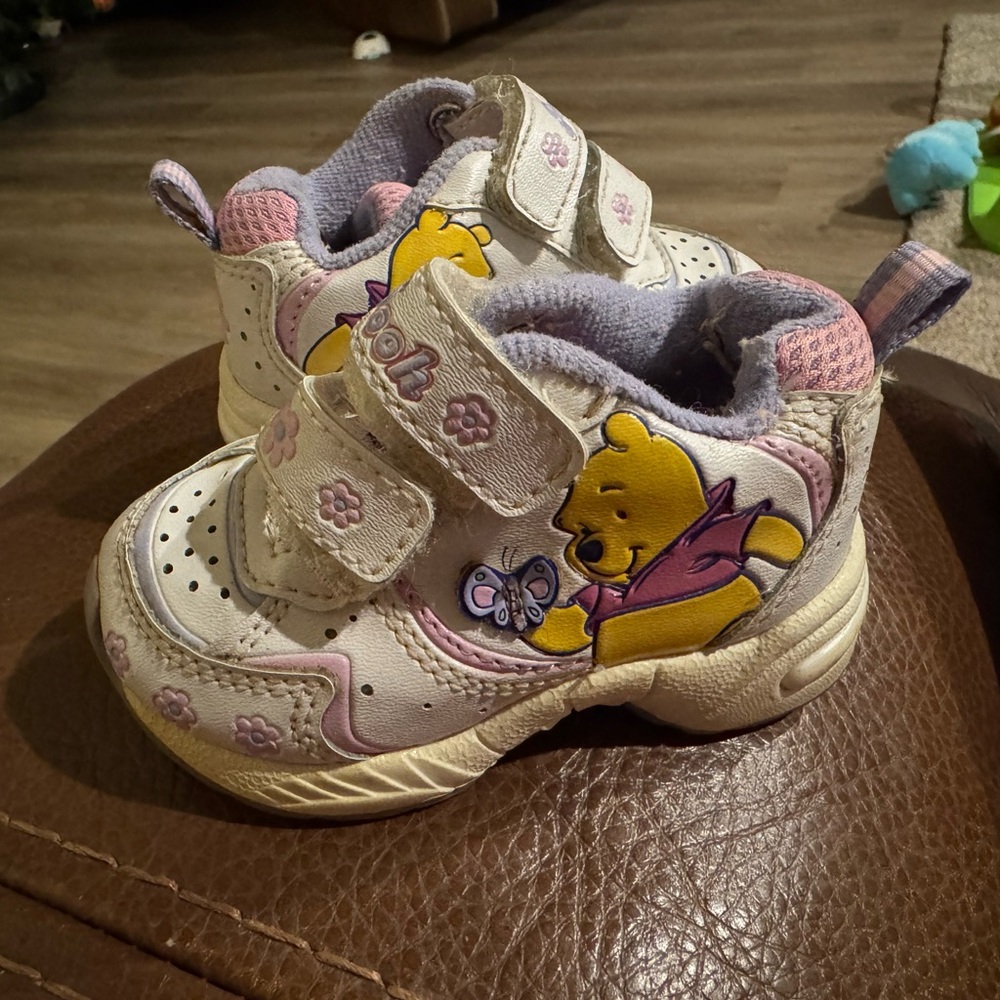 Disney Winnie the Pooh Pink and White Sneakers